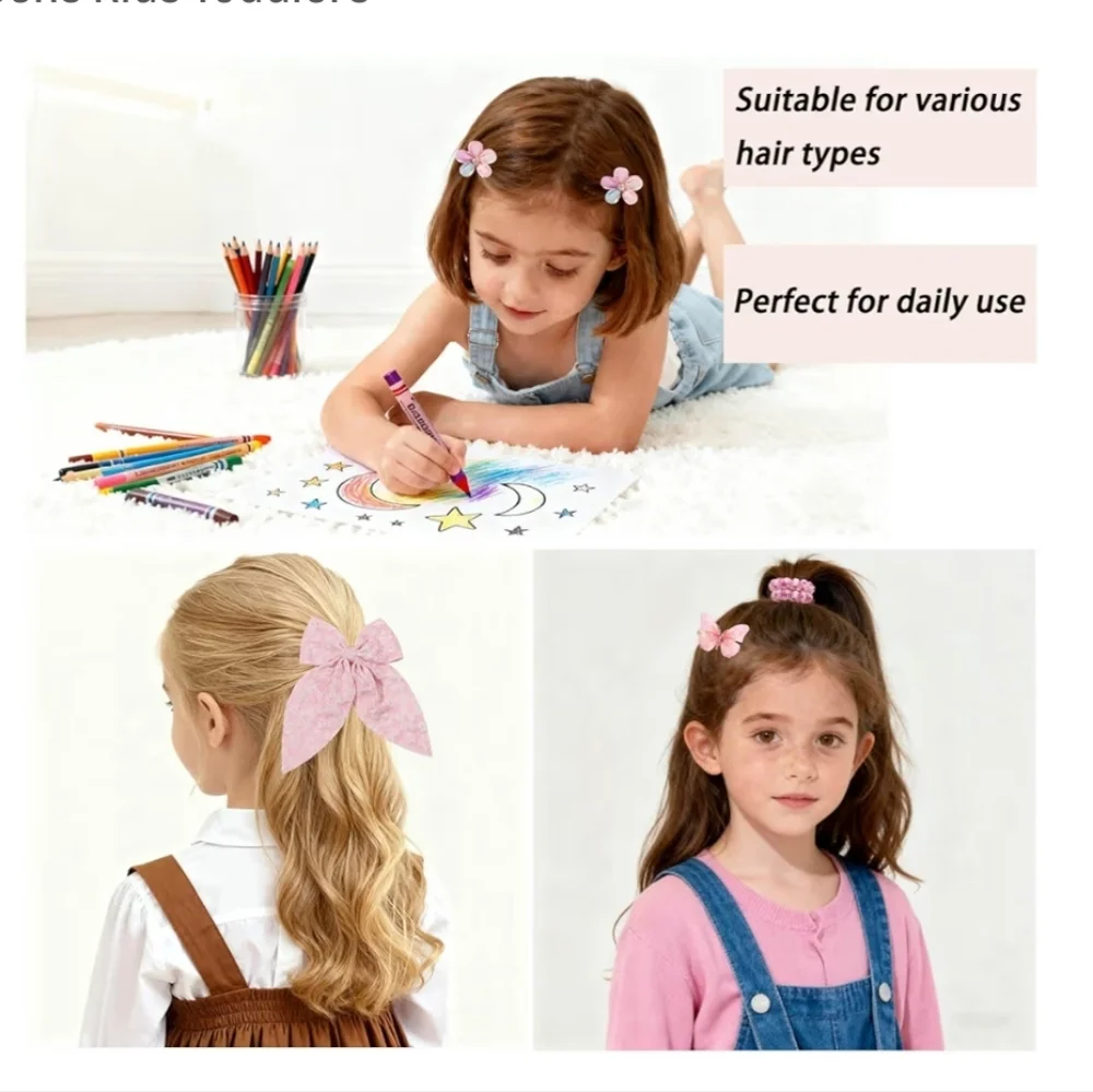 Girls Hair Accessories Set 70pcs